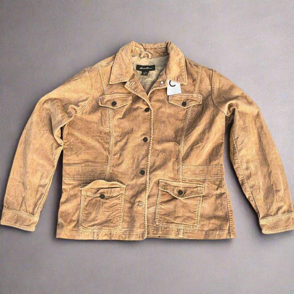 Eddie Bauer Corduroy Tan Jacket | SIGNLE PEICE - My Store