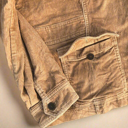 Eddie Bauer Corduroy Tan Jacket | SIGNLE PEICE - My Store