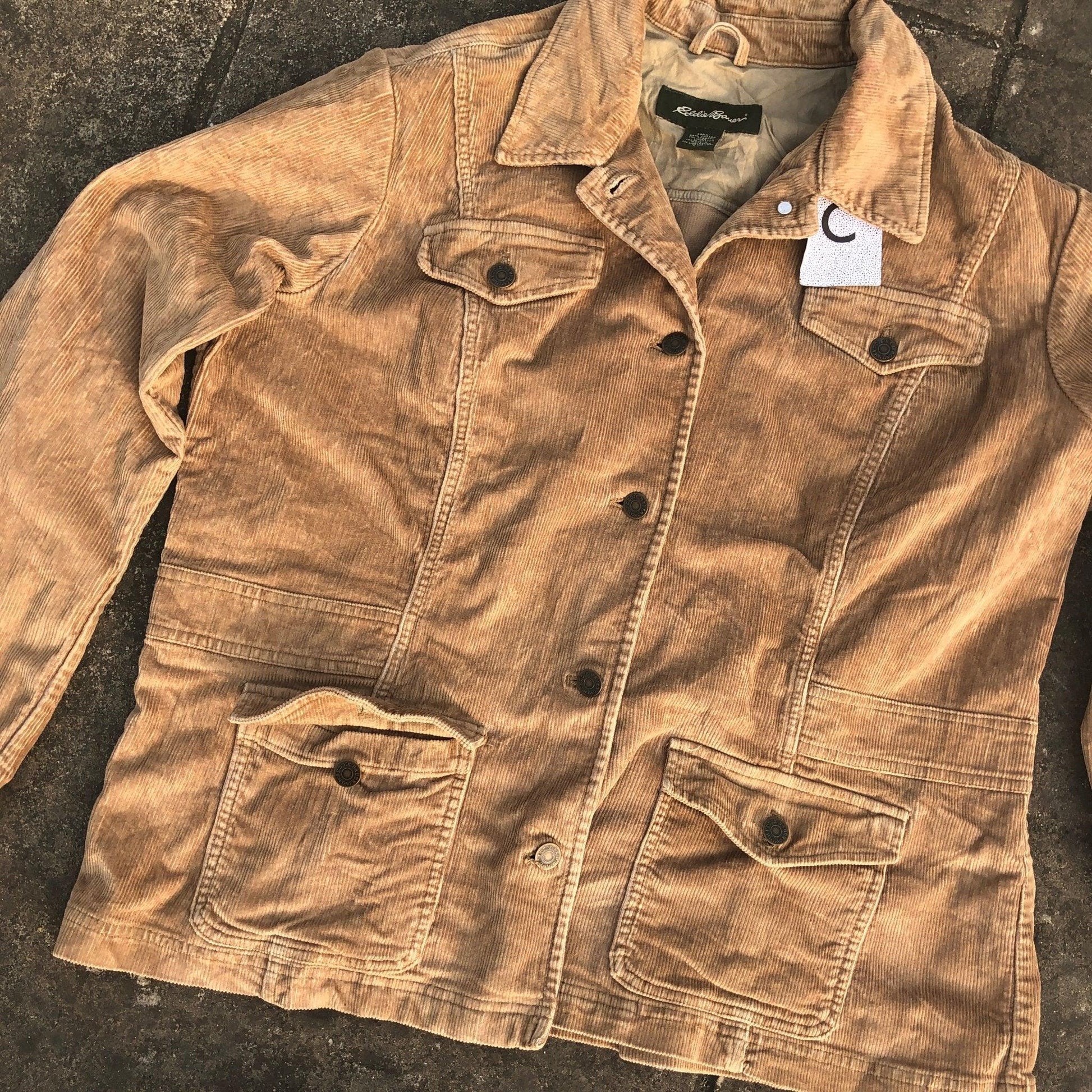 Eddie Bauer Corduroy Tan Jacket | SIGNLE PEICE - My Store