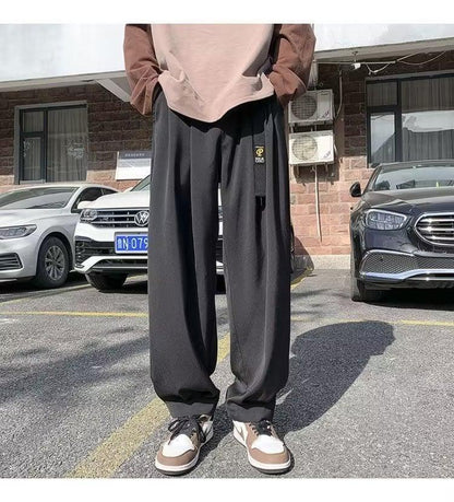 Men's Loose Straight Wide Leg Casual Track Pant - My Store