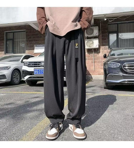 Men's Loose Straight Wide Leg Casual Track Pant - My Store