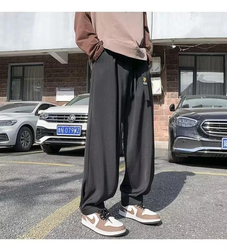 Men's Loose Straight Wide Leg Casual Track Pant - My Store